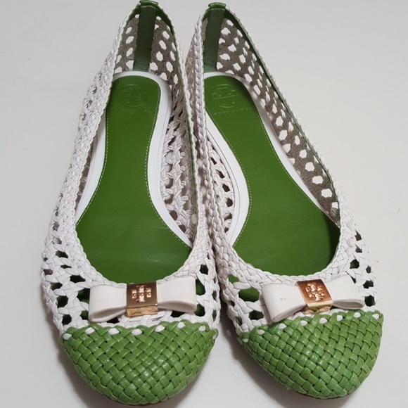 Tory Burch Shoes - 💗 Host pic💗Tori Burch crochet slip ons with bow